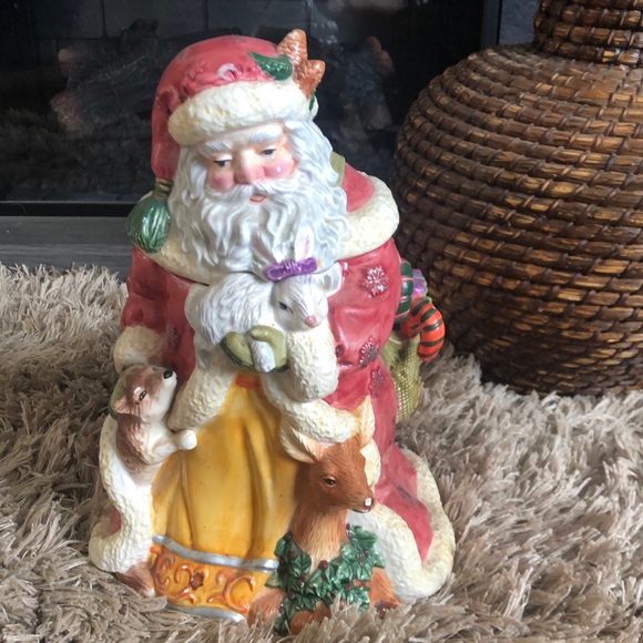 Other - COPY - Vintage Father Christmas cookie jar